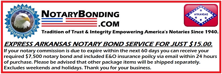 Deluxe New Or Renewal Bond Package "B" | Notary Bonding